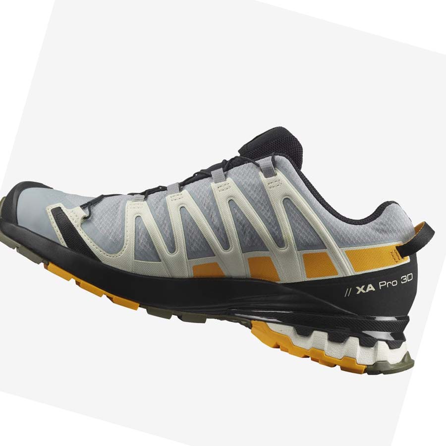 Salomon XA PRO 3D v8 GORE-TEX Trail Futócipő Férfi Fekete Szürke | HU 2119PJJ